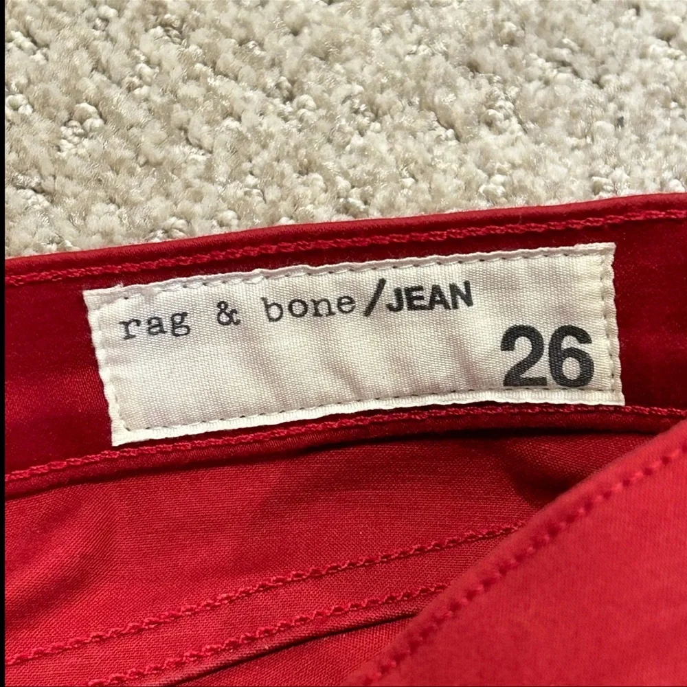 Red Rag & Bone Jeans - Picture 2 of 6